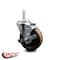 Service Caster 4 Inch High Temp Phenolic 58 Inch Threaded Stem Caster with Brake SCC-TS20S414-PHSHT-TLB-58212 - alternate 4